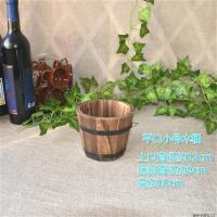 特价碳化防腐小木桶园艺花卉实木多肉花盆幼儿园花园阳台种菜种花
