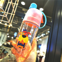 喷雾水杯女便携学生儿童随手杯多功能夏天健身运动水壶杯子塑料杯