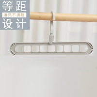 多功能衣架家用挂衣宿舍收纳神器晾晒整理架挂钩折叠魔术九孔衣架