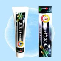 竹炭牙膏 黑牙膏速效美白牙齿防蛀去牙渍去烟渍去黄口气清新