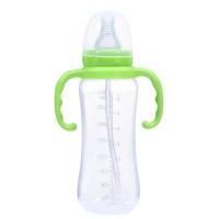 初生婴儿奶瓶120ml新生儿宝宝喝水吸管小奶瓶小号耐摔带手柄