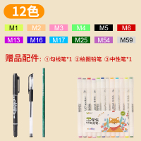 双头马克笔80色36色彩色马克笔套装12色学生用动漫水溶性60色48色儿童水彩笔套装美术生专用全套无毒可水洗