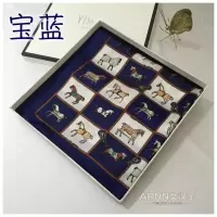 APNN韩国文艺小方巾70*70小清新小马印花丝巾百搭学生装饰小领巾