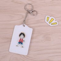 韩国卡通月票夹硬亚克力学生校牌饭卡银行交通公交车送钥匙扣