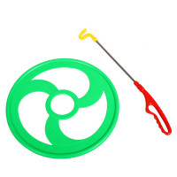 儿童推铁环滚铁圈滚铁环幼儿园手推小学生户外80后怀旧玩具