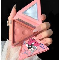 网红少女晒红学生嫩粉裸妆自然猫和老鼠芝士奶酪腮红盘橘色粉四色