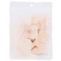 SBR异形粉扑15枚装菱形化妆海绵干湿两用美妆