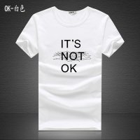 特价 纯棉短袖男士T恤潮男装上衣服纯色圆领打底衫体恤t夏季半袖