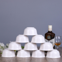 特价10个陶瓷饭碗套装 家用瓷碗面碗喝汤碗 中式吃饭碗可微波餐具