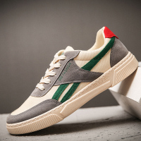 秋季男鞋新款韩版帆布鞋百搭潮鞋休闲学生板鞋透气运动网红鞋子男