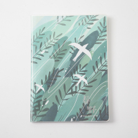 三年二班Z清新文艺b5胶套本学生课堂作业笔记本子简约时尚记事本Q