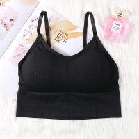 少女美背内衣无钢圈聚拢文胸罩学生裹胸吊带打底抹胸上衣露肩内搭