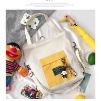 帆布包女斜挎日系大容量韩版ins学生上课手拎多用百搭单肩手提袋