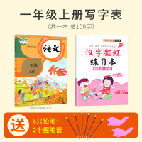 一年级字帖二年级同步语文课本上册下册人教版全套描红练字帖小学生硬笔书法田字格练字本儿童初学者楷书练字