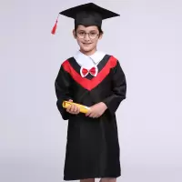 儿童博士服小学生幼儿园博士服学士服演出服毕业照服装礼服得奖服