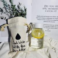 简约清新便携韩国版可爱马克杯创意男女学生耐热玻璃杯随手水杯子