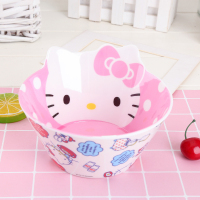 儿童餐具套装卡通可爱学生汤碗杯勺密胺餐具防摔幼儿园宝宝吃饭碗