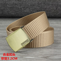 帆布腰带男士女士皮带休闲裤带韩版青年学生军训皮带户外窄款腰带