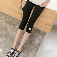 小雏菊春夏季七分裤打底裤女外穿薄款紧身7分小脚裤短裤学生显瘦