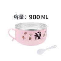 儿童卡通不锈钢便当盒套装 男女小学生保温饭盒双层隔热饭缸碗杯