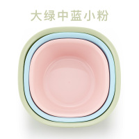 儿童家用洗脸盆男女婴儿宝宝洗脚盆3个塑料加厚学生宿舍小号盆子