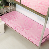 凉席学生宿舍单人床冰丝折叠1.5上下铺卡通草席子0.9m0.8m1.2米