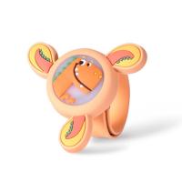 创意儿童闪光驱蚊环旋转可爱拍拍圈夏季学生随身防蚊手环植物精油