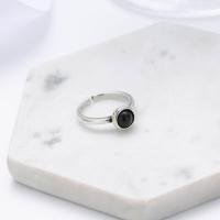 日韩潮人复古创意开口活口925纯银戒指女 关节食指环情侣简约学生