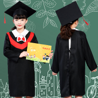儿童博士服毕业礼服幼儿园小学生毕业照幼儿袍小博士演出学士服装