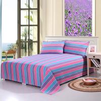 特价老粗布床单枕套不起皱柔软加厚双人单人宿舍被单1.5米1.8米2m