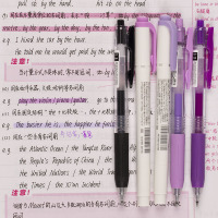 日本斑马JJ15按动中性笔荧光笔少女紫色系复古色按动水笔限定SARASA学生用做笔记手帐用文具旗舰店