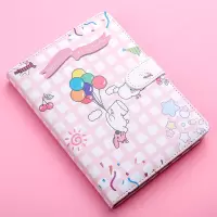 随身可爱手账本笔记本工具材料全套大学生记事本小清新日系文艺精致少女心简约个性卡通可爱彩页插画日记本子