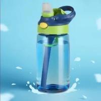 儿童水杯宝宝吸管杯小学生杯防摔家用幼儿园男女童便携水壶塑料杯