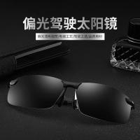 太阳镜钓鱼新款变色墨镜男智能感光偏光眼睛驾驶开车镜韩版夜视镜 p1白天驾驶-日用墨镜专用偏光镜