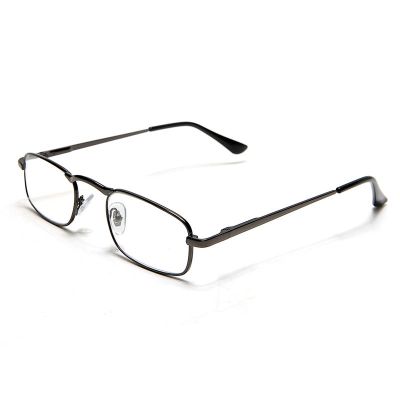 超轻经典老花镜防蓝光抗疲劳舒适眼镜高清便携男女通用老年眼镜 枪色 100度(40-45岁)