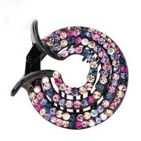 女神减龄神器 韩版盘发器丸子头发夹头饰发箍发带女头绳圈马尾 马尾扣中号七彩