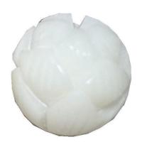 白玉菩提根雕刻莲隔珠背云星月菩提金刚菩提diy佛珠念珠配饰配珠m 12-14mm3层白莲花单颗