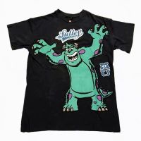 绿巨人怪售大学短袖女KAWS卡通动漫情侣绿T恤夏季宽松风ins同款 黑色 M 建议[100-115斤]