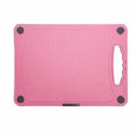 小麦秸秆菜板抗菌秸秆菜板切菜板案板塑料钻版宿舍案板不锈钢菜板 北欧粉 米色日式砧板33*22*0.3特价