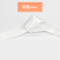 买2送2卡斯途绸缎鞋带扁宽小白鞋女板鞋帆布鞋公主蝴蝶结丝带 白色 80cm