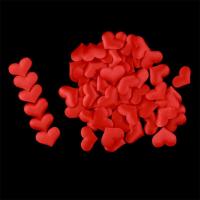 婚庆用品 结婚手抛床撒花婚房装饰布置心形海绵桃心爱心手撒花瓣 红色 大号约5CM