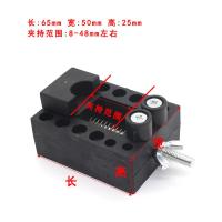 手捻钻 手拧钻迷你手钻打孔器小型文玩手工钻木工diy钻孔工具 黑色塑料打孔小夹具 1个