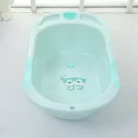 破损管换婴儿洗澡盆洗澡桶儿童宝宝洗澡盆浴盆坐躺两用浴桶悬浮垫 彩绿色 澡盆用悬浮垫
