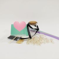 [感动男朋友的礼物]情书胶囊爱情表白手工diy创意走心生日礼物 52颗黑色胶囊 胶囊+瓶子