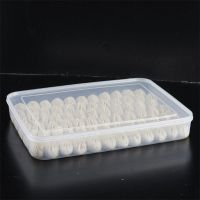 饺子盒厨房家用速冻水饺盒盘冰箱保鲜盒收纳盒馄饨盒 大号一层一盖+饺子器[随机色]