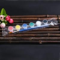 12色丙烯颜料套装幼儿园美术绘画diy超轻粘土食玩配件彩绘环保 6色丙烯颜料套(送1支画笔)