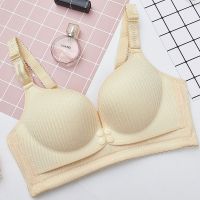 哺乳内衣无钢圈文胸喂奶聚拢有型防下垂孕妇母乳期前开扣薄款胸罩 1978#肤色 34/75