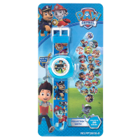 儿童玩具电子手表汪汪队狗狗队蜘蛛侠KT猫米老鼠米妮卡通投影手表 汪汪队(20个投影图 ) 标配