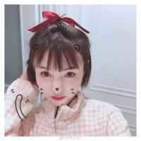 儿童发饰学生少女心蝴蝶结皮筋发绳百搭韩国布艺发夹头绳马尾发圈 林小宅同款酒红蝴蝶结发圈1个装