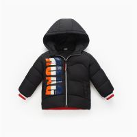 儿童冬装女童棉衣新款冬季男童宝宝加厚棉服中小童棉袄秋冬装外套 黑色 90 身高90CM以下